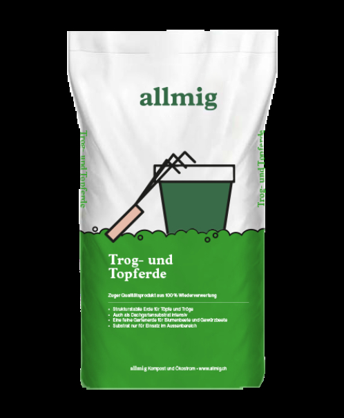 Trog- und Topferde unkrautfrei